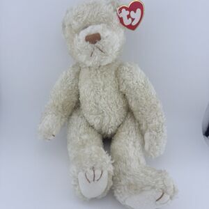 Ty Beanie Baby Gem Bear “Let It Snow” Holiday Christmas 12" 1993 - No ROBE